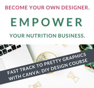 become your own designer for nutrition business