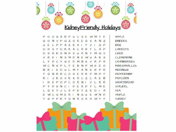 Holiday Word Search