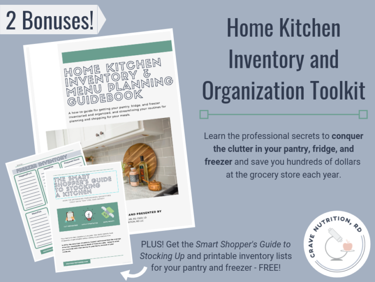 Kitchen Inventory, Organization, and Meal Planning Guidebook - Well ...