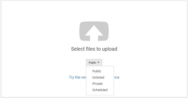 youtube privacy setting