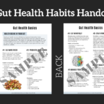 Page preview of Gut Health Handout.