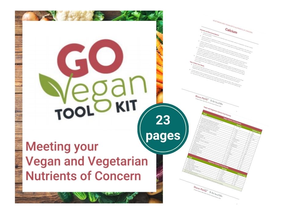 2 page previews from go vegan toolkit