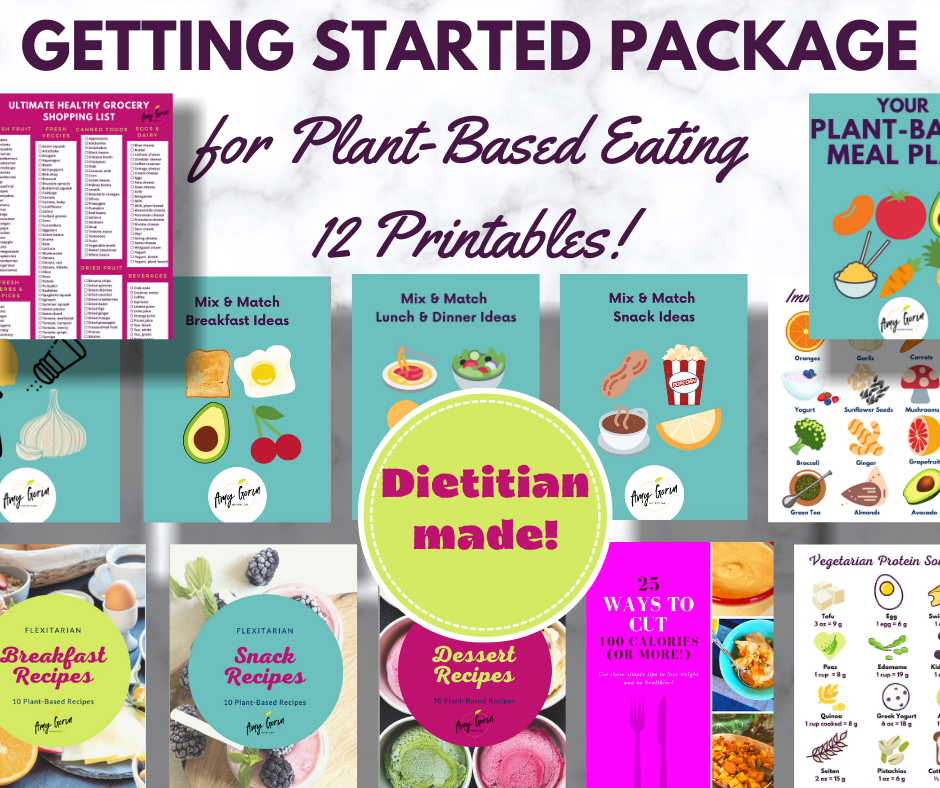 Post Purchase Plant Based Meal Plan - Well Resourced Dietitian