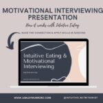 screen image of motivational interviewing presentation