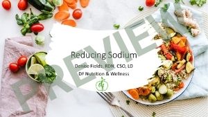 slide preview reducing sodium presentation