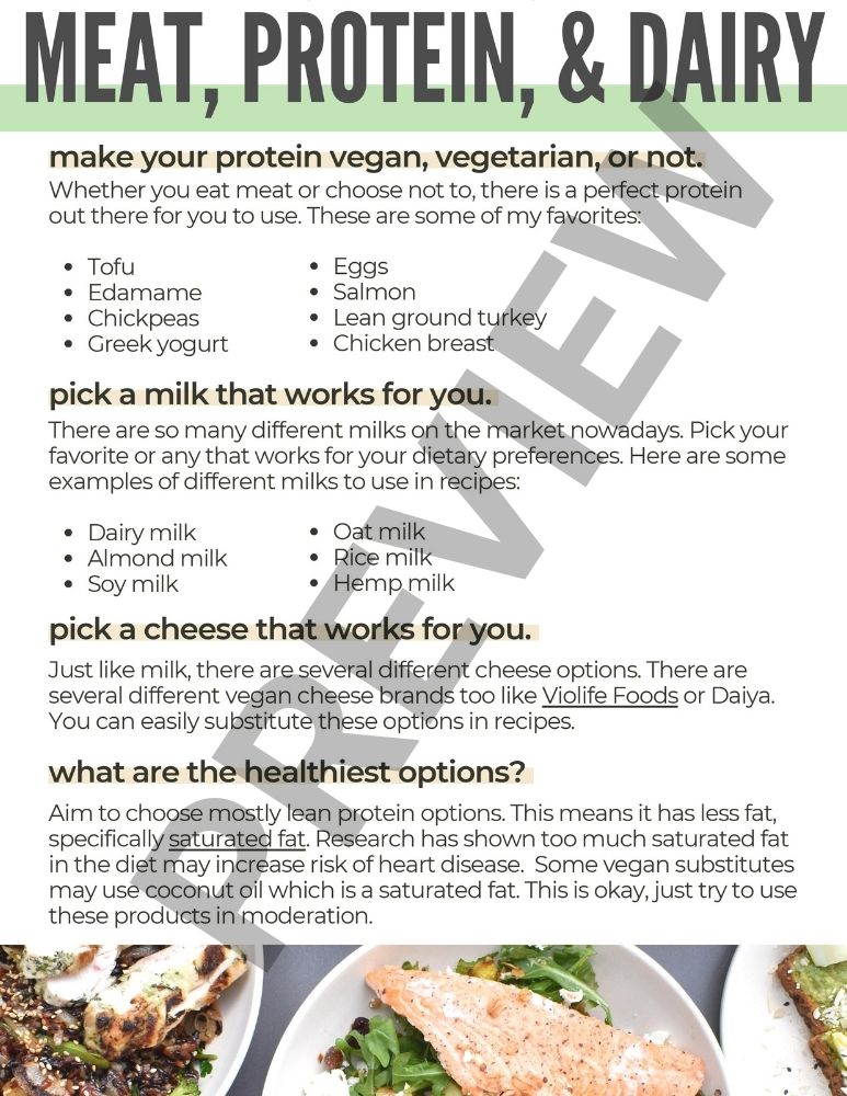 page preview from customizing recipes ebook