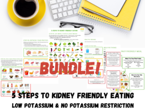 Basic CKD Comprehensive Diet Education Bundle - Well Resourced Dietitian