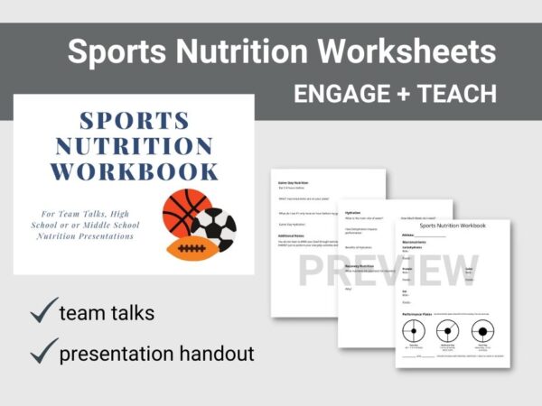 page preview sports nutrition worksheets