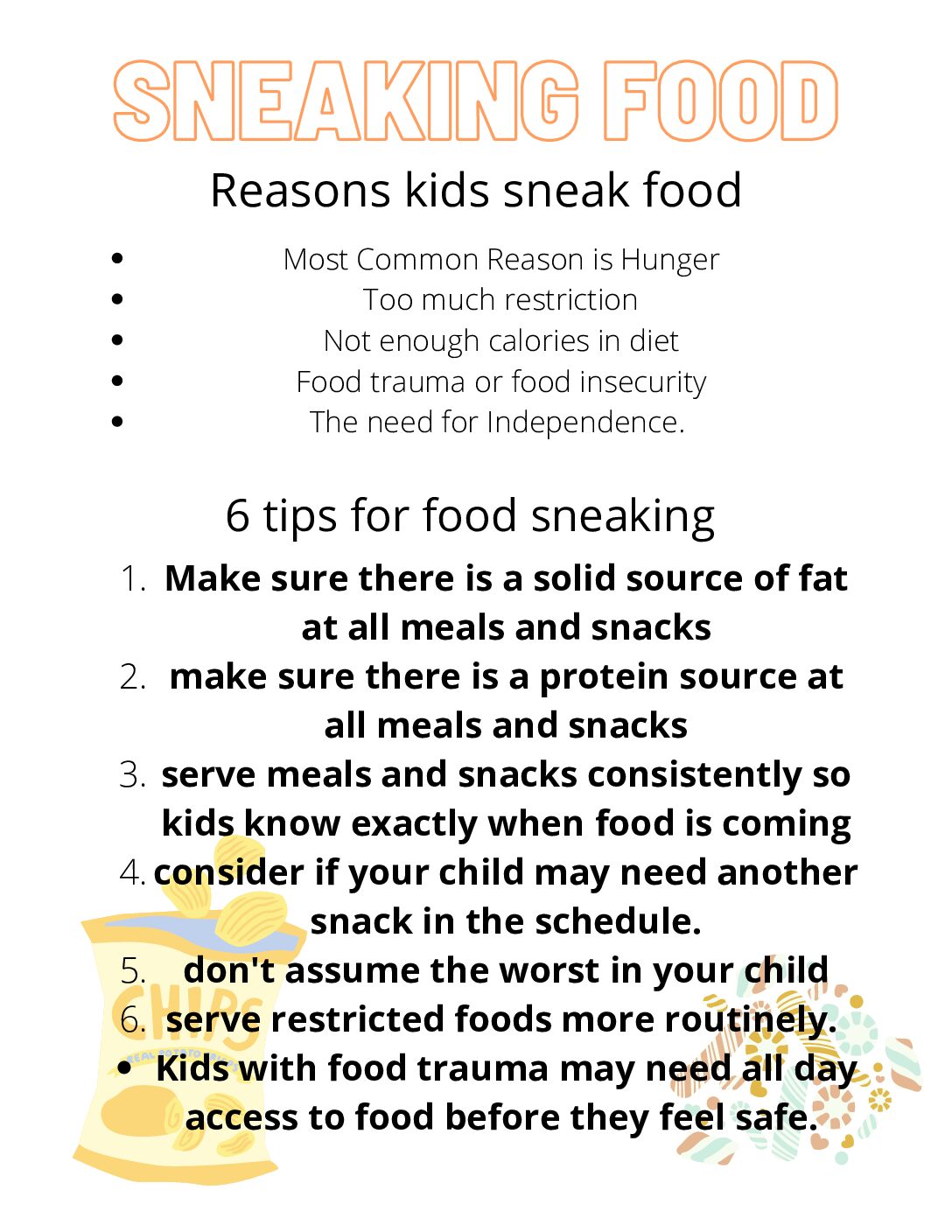 Kids Sneaking Food Well Resourced Dietitian