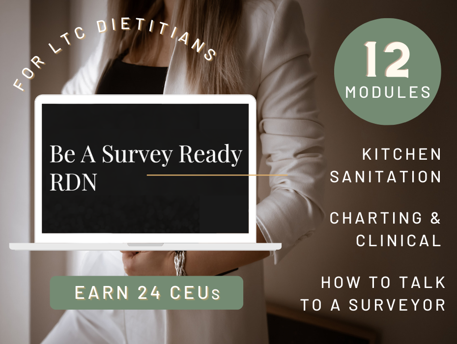 course preview for be a long term care dietitian