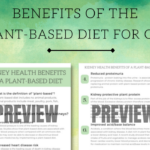 Content preview of the handout, Benefits of the Plant-Based Diet for CKD.