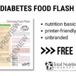 page preview images diabetes food flash handout