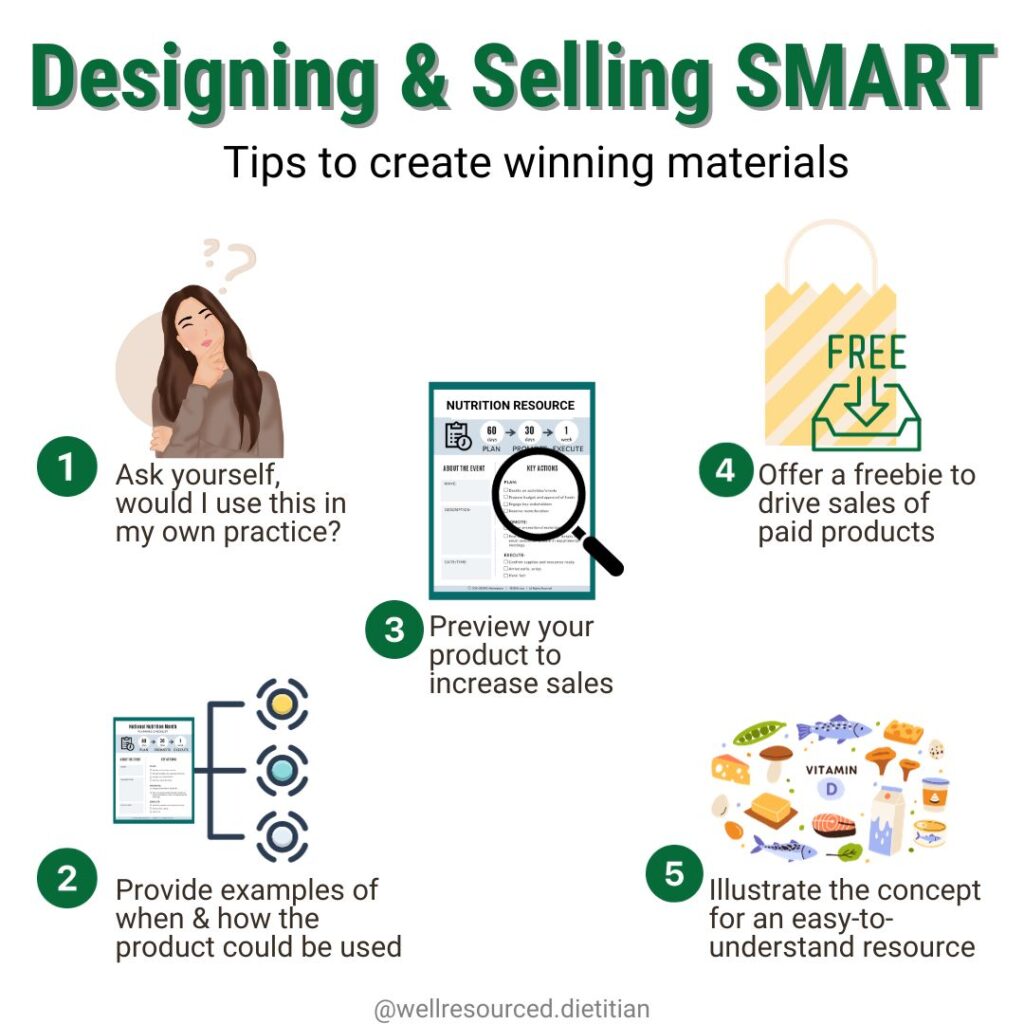 tips for designing and selling resources from vendor, Brittaney Berendsen.