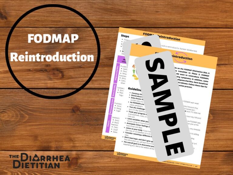FODMAP Reintroduction - Well Resourced Dietitian