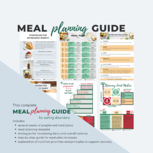 Complete Meal Planning Guide for Eating Disorders - Well Resourced ...