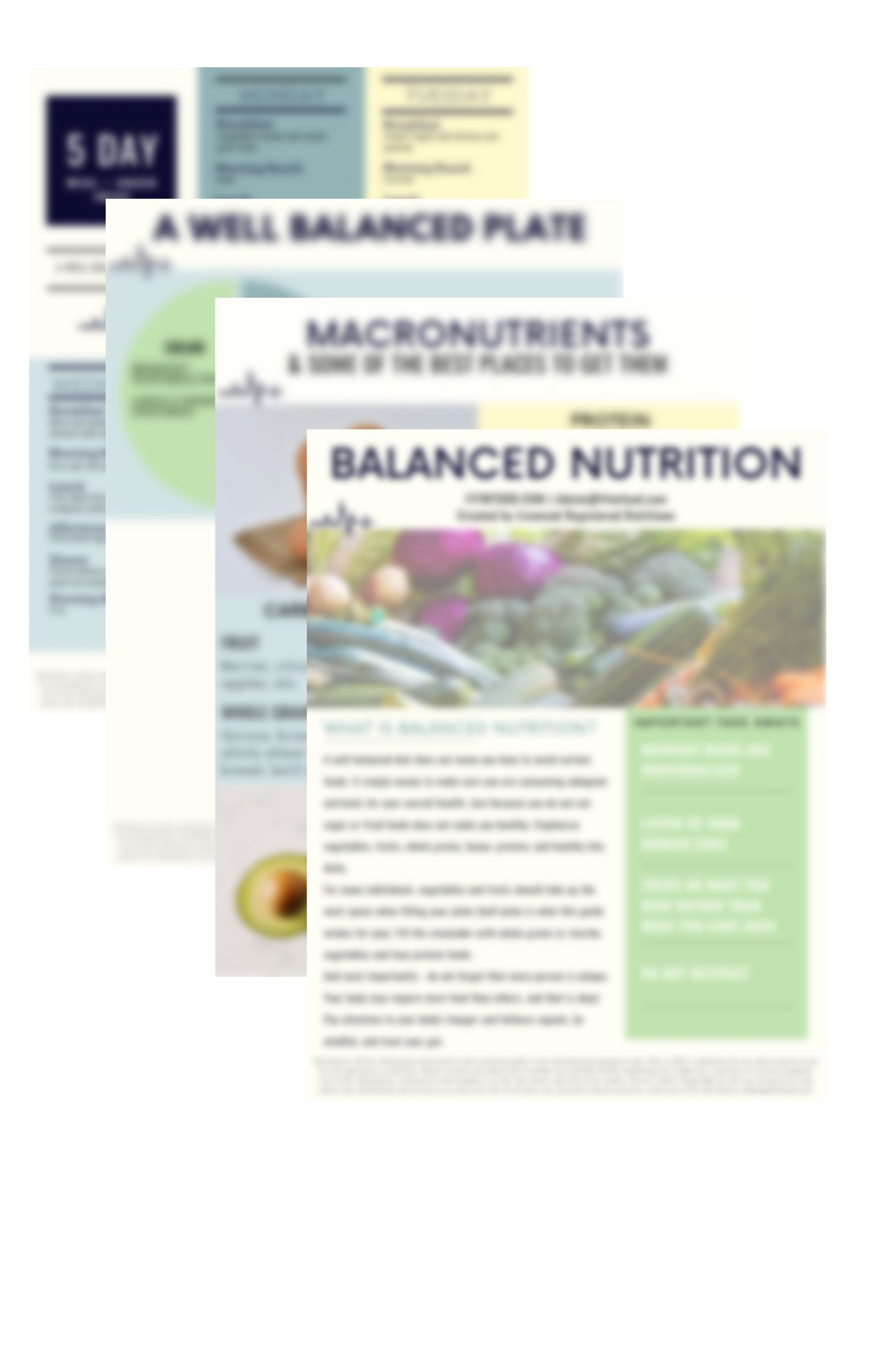 Balanced Nutrition Guide Well Resourced Dietitian Balanced Nutrition Guide Well Resourced Dietitian