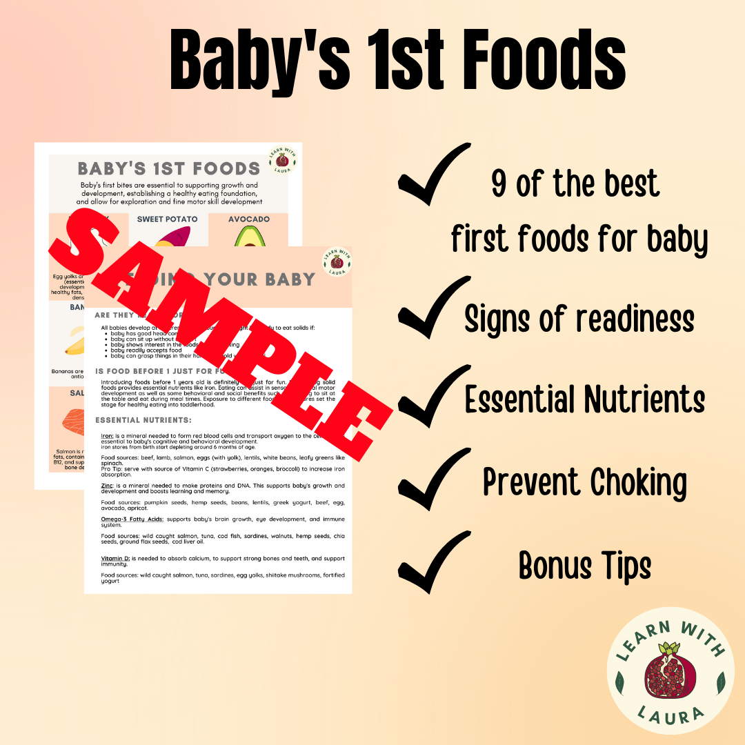 First Foods For Baby