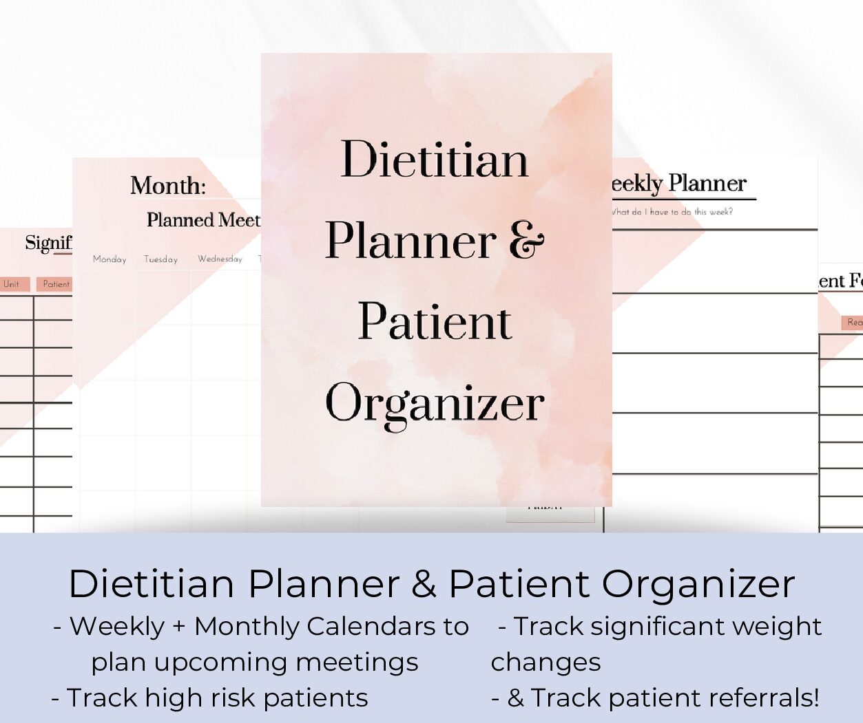Dietitian Planner and Patient Organizer | Well Resourced Dietitian