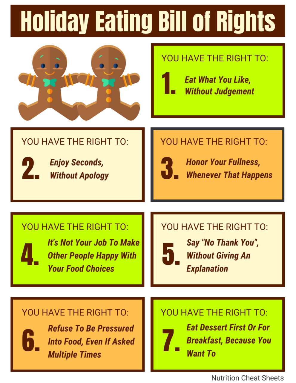 Complete Holiday Handout Pack for Healthy Eating - Well Resourced Dietitian