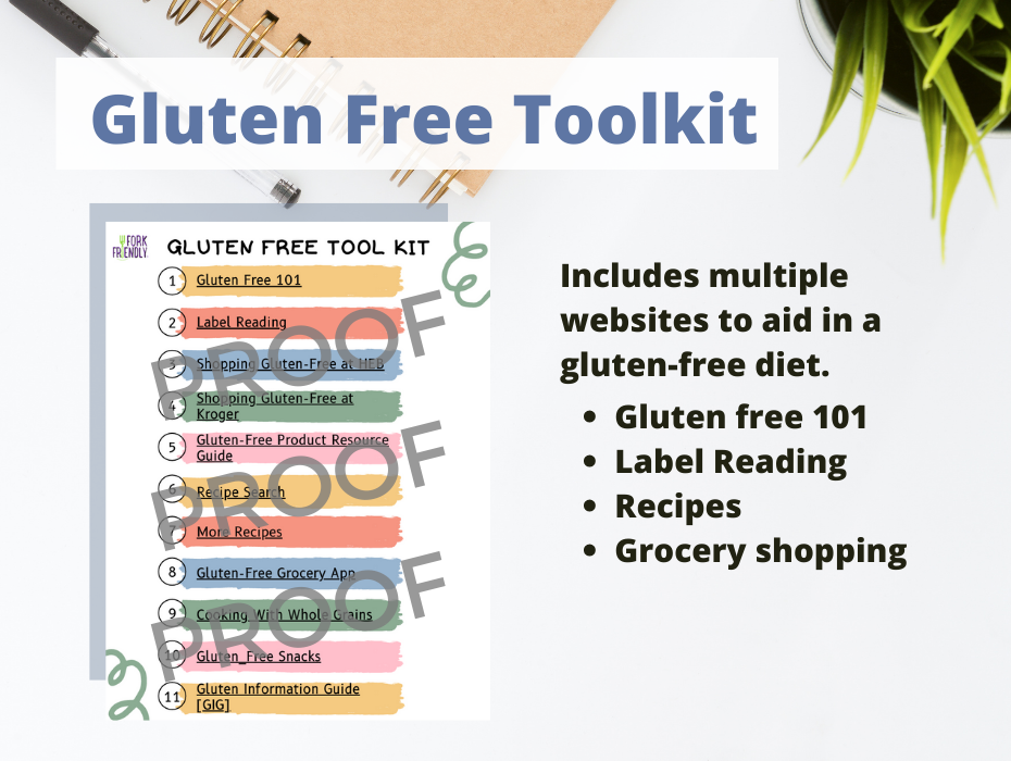 GlutenFree Toolkit Well Resourced Dietitian