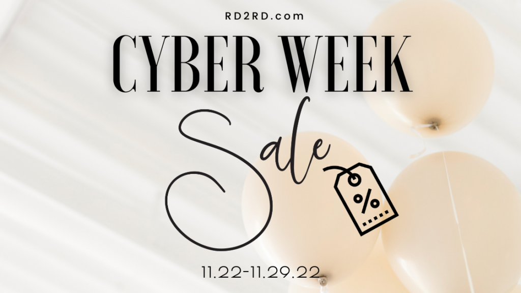 cyber week sale text on tissue paper background