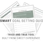 page preview of goal setting guide