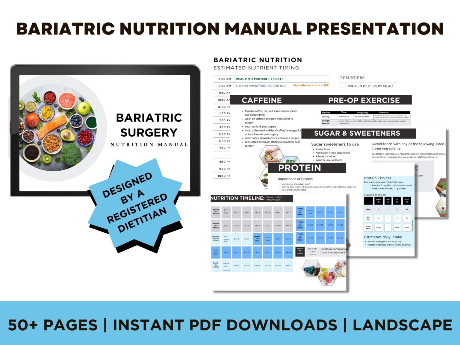 Nutrition.pdf Bariatric Nutrition Manual Presentation ONLY (PDF slides) - Well ...