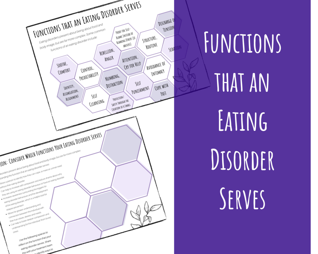 15 Eating Disorder Worksheets to Help Your Clients Well Resourced
