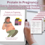 A concise and comprehensive guide to protein needs during pregnancy, with calculation, food sources, powder tips, and homemade shakes. Evidence-based, actionable, and thorough for maternal and fetal health.”