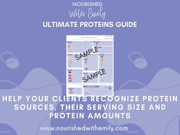 Page preview of Ultimate Proteins Guide.
