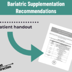 bariatric supplementation recommendations title page