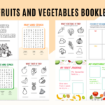 Content preview of Fruits and Vegetable Activity Booklet.