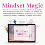 Page previews of mindset magic workbook