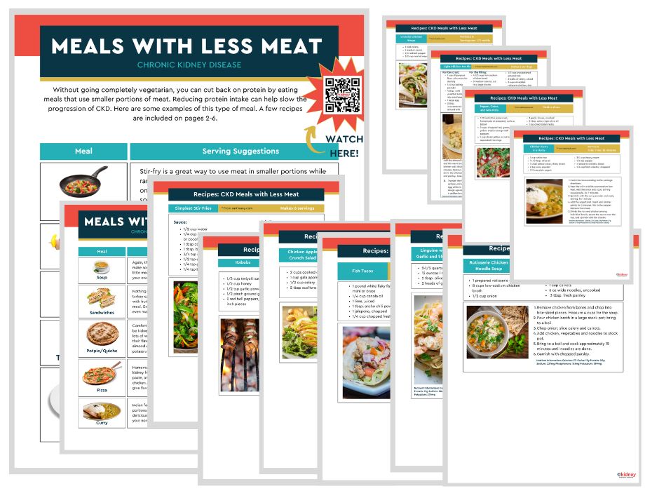 Meals With Less Meat Ideas for CKD Well Resourced Dietitian