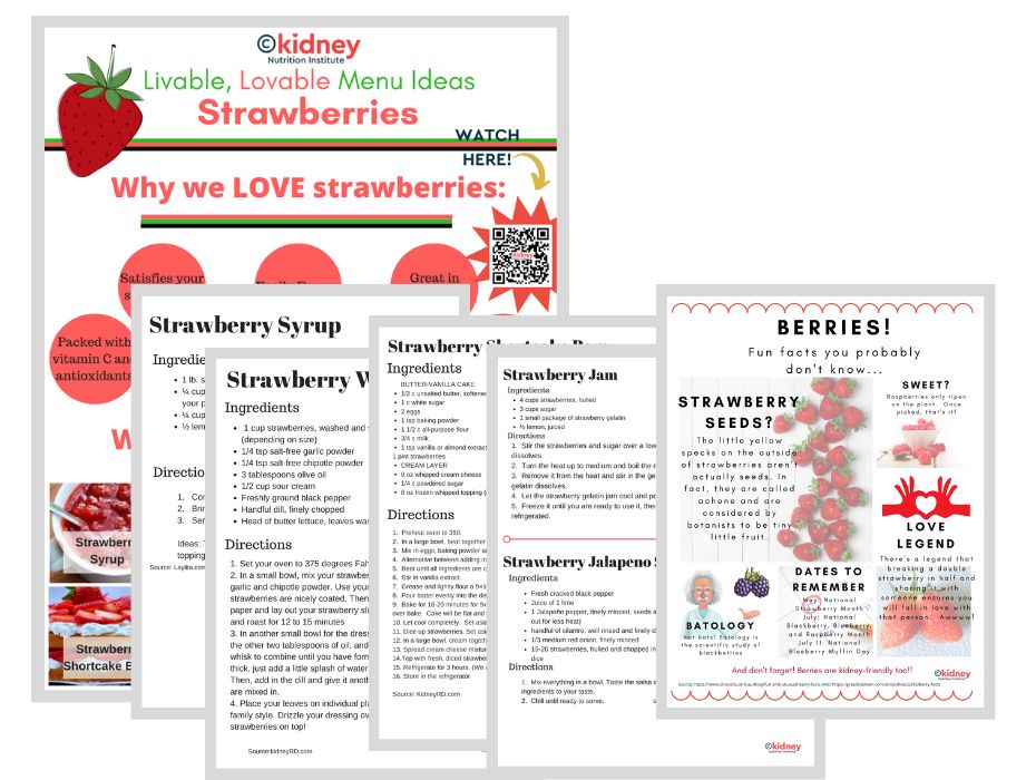 Strawberries in the Renal Diet for Dialysis Patients Well Resourced