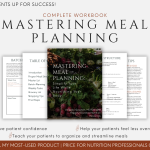 Mastering Meal Planning mock up images