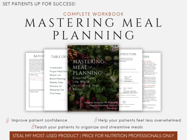 Mastering Meal Planning mock up images