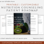 Nutrition Counseling Patient Roadmap mock up images