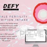 female fertility nutrition intake - For dietitians in the fertility space wanting to streamline your intake process without creating yet another new form! Comes in PDF and with Practice Better access code to automatically add to your PB account