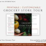 Grocery Store Tour mock up images