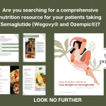 Page previews of Easy Nutrition Guide to Lose Weight on Semaglutide.