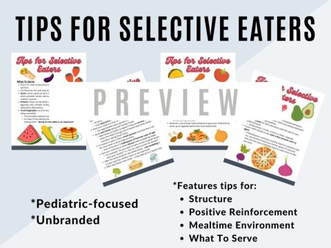 Tips for Selective Eaters Handout - Well Resourced Dietitian