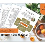 Page previews of Hospice Nutrition education bundle.