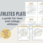 Page preview of Athlete's Plate for Teen and College Students.