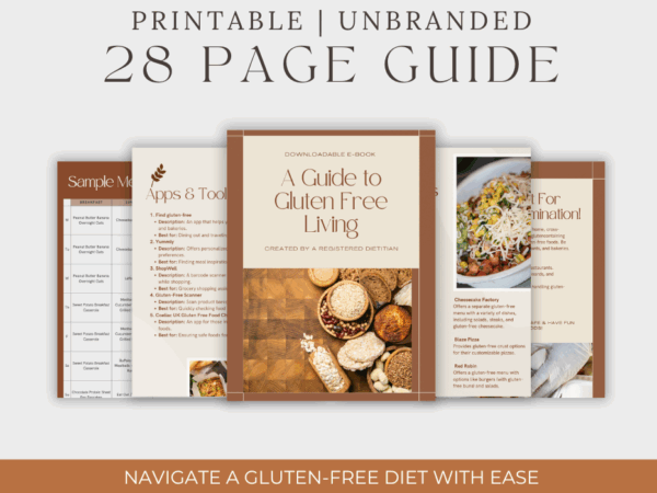 Content preview of Guide to Gluten Free living.