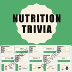 Content preview of nutrition trivia slide set.