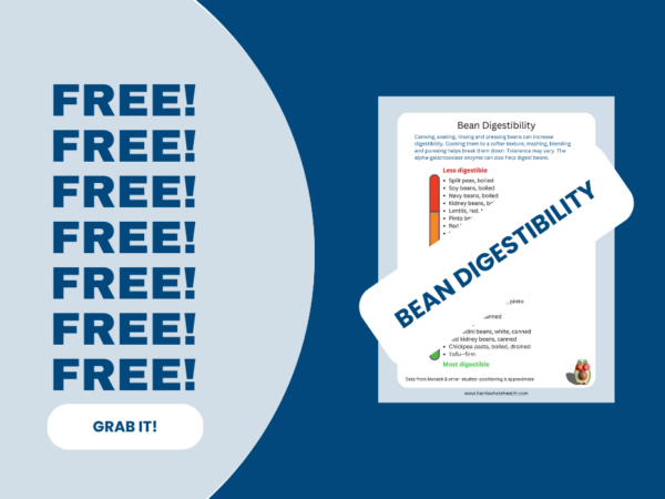 Content preview of Bean Digestibility Navigator handout.