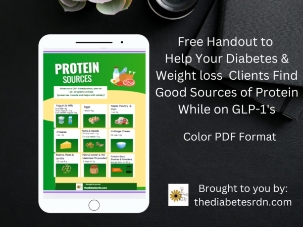 Content preview for Protein Sources for Clients on GLP-1s.