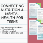 Page preview of Mental Health and Nutrition for Teens.
