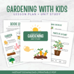 Content preview of Gardening With Kids lesson plan.